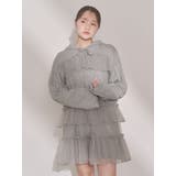 ミルキーアイレットチュールワンピース | merry jenny | 詳細画像11