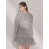 ミルキーアイレットチュールワンピース | merry jenny | 詳細画像12