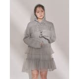 ミルキーアイレットチュールワンピース | merry jenny | 詳細画像13