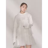 ミルキーアイレットチュールワンピース | merry jenny | 詳細画像3