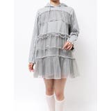 ミルキーアイレットチュールワンピース | merry jenny | 詳細画像31