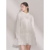 ミルキーアイレットチュールワンピース | merry jenny | 詳細画像4