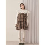 チェックホイップクリームミニワンピース | merry jenny | 詳細画像12