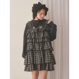 チェックホイップクリームミニワンピース | merry jenny | 詳細画像16