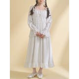 オフホワイト | petit flower ribbonワンピース | merry jenny