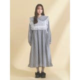 チェックフリルカラーワンピース | merry jenny | 詳細画像18 