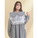 チェックフリルカラーワンピース | merry jenny | 詳細画像20 