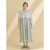 チェックフリルカラーワンピース | merry jenny | 詳細画像5 