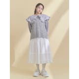 フリルカラーニットドッキングブラウス | merry jenny | 詳細画像11 