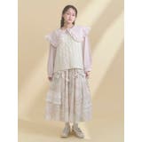 フリルカラーニットドッキングブラウス | merry jenny | 詳細画像14 