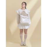 フリルカラーニットドッキングブラウス | merry jenny | 詳細画像7 