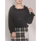 ブラック | sugar square blouse | merry jenny