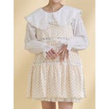 dot laceフリルカラーブラウス | merry jenny | 詳細画像1 