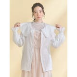 dot laceフリルカラーブラウス | merry jenny | 詳細画像3 