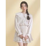 おはなスカラップブラウス | merry jenny | 詳細画像2 