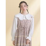 オフホワイト | おはなスカラップブラウス | merry jenny