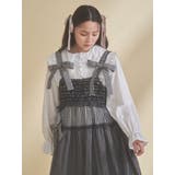 ribbonフリルカラーブラウス | merry jenny | 詳細画像3 