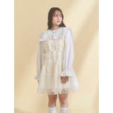 ribbonフリルカラーブラウス | merry jenny | 詳細画像5 