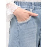 バレルレッグリボンデニムパンツ | merry jenny | 詳細画像46 