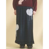 グリーン | message heart skirt | merry jenny