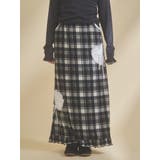 ベージュ | message heart skirt | merry jenny