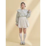 flowerアソートプリーツミニスカート | merry jenny | 詳細画像13 