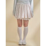 flowerアソートプリーツミニスカート | merry jenny | 詳細画像4 