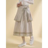 pleats apron layered skirt | merry jenny | 詳細画像10 