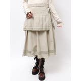 pleats apron layered skirt | merry jenny | 詳細画像25 