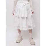 pleats apron layered skirt | merry jenny | 詳細画像27 