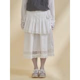 pleats apron layered skirt | merry jenny | 詳細画像5 