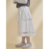 pleats apron layered skirt | merry jenny | 詳細画像6 