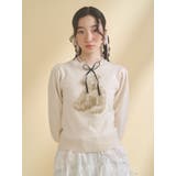 ribbon pearl choker | merry jenny | 詳細画像4 