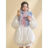 fluffy ribbonチェックマフラー | merry jenny | 詳細画像12 