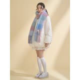 fluffy ribbonチェックマフラー | merry jenny | 詳細画像18 