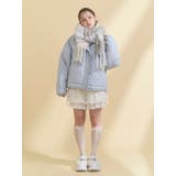 fluffy ribbonチェックマフラー | merry jenny | 詳細画像22 