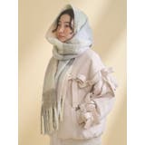 fluffy ribbonチェックマフラー | merry jenny | 詳細画像5 