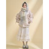 fluffy ribbonチェックマフラー | merry jenny | 詳細画像8 