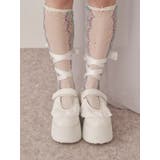 フリルレースアップ厚底スニーカー | merry jenny | 詳細画像3 