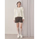 フリルレースアップ厚底スニーカー | merry jenny | 詳細画像8 