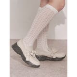 ribbonプラットフォームスニーカー | merry jenny | 詳細画像12