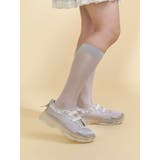 アイスブルー | satin frill bandスニーカー | merry jenny