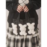 ブラック | もこもこナインチェミニトート | merry jenny