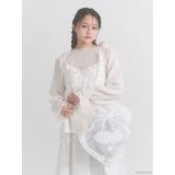 Cherry heart knit tote | merry jenny | 詳細画像5