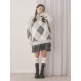 fluffyアーガイルZIPニット | merry jenny | 詳細画像13