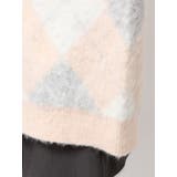 fluffyアーガイルZIPニット | merry jenny | 詳細画像19