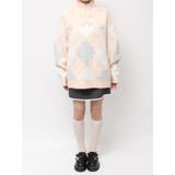 fluffyアーガイルZIPニット | merry jenny | 詳細画像22