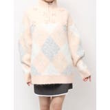 fluffyアーガイルZIPニット | merry jenny | 詳細画像26