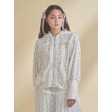 frill lace puff hoodie | merry jenny | 詳細画像3