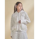 frill lace puff hoodie | merry jenny | 詳細画像4